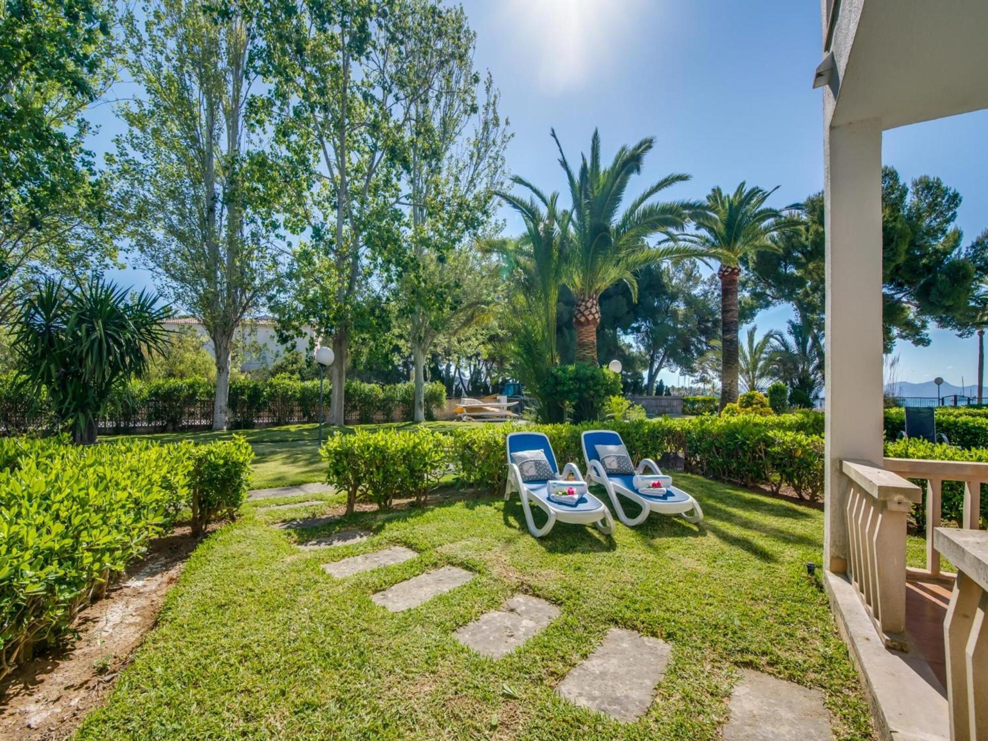 With Private Garden Apartment Alcúdia