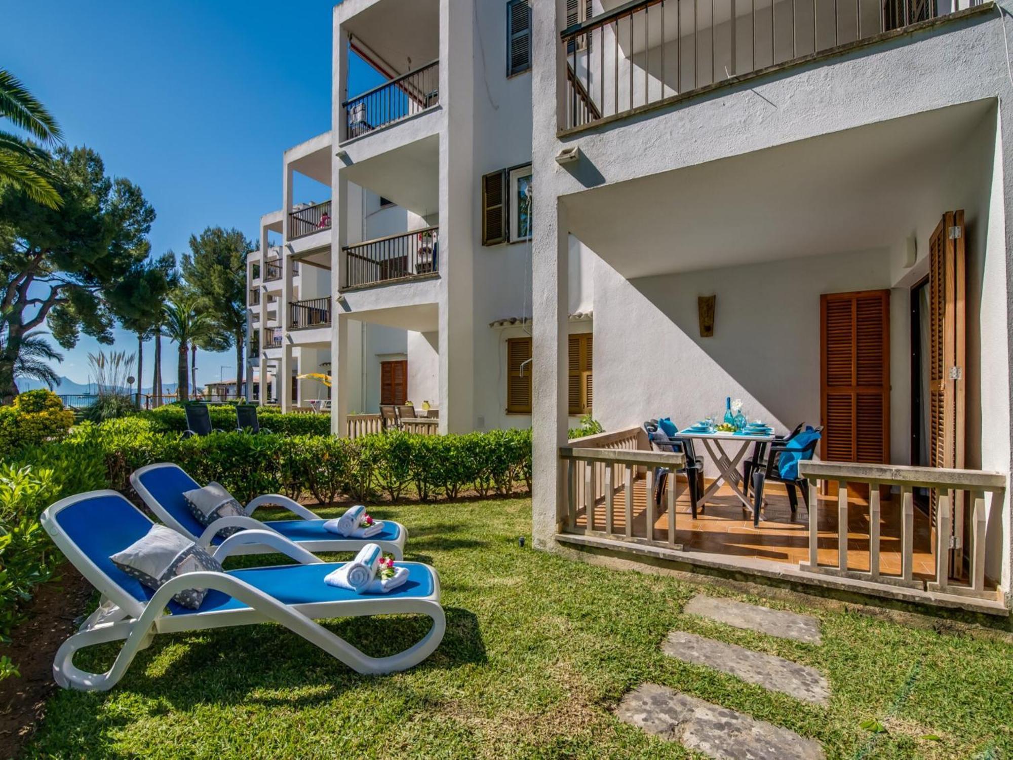 With Private Garden Apartment Alcúdia